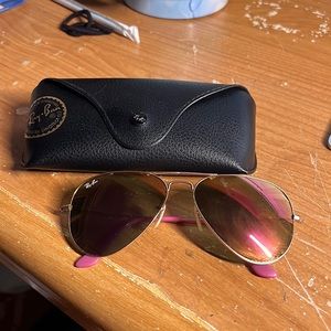 Ray Ban 55 mm Aviator Flash Lenses